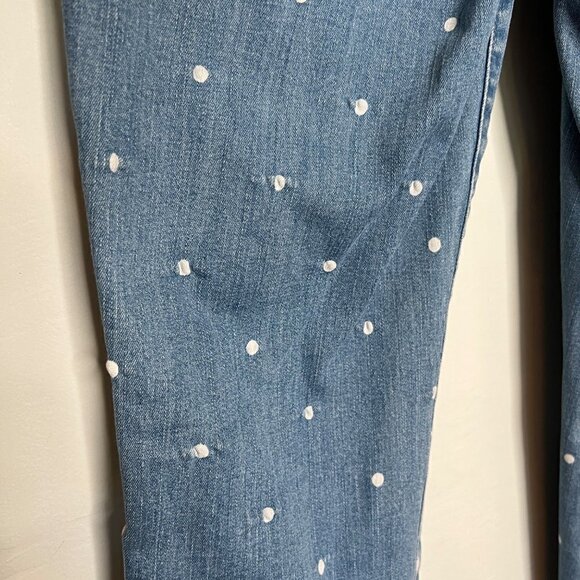 J. Crew Vintage Straight Polkadot Jeans - Picture 3 of 8